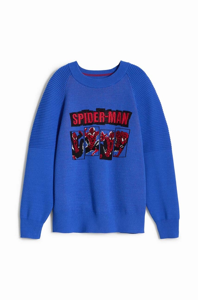Otroški pulover Desigual SPIDERMAN 24WBJF02 modra AW24