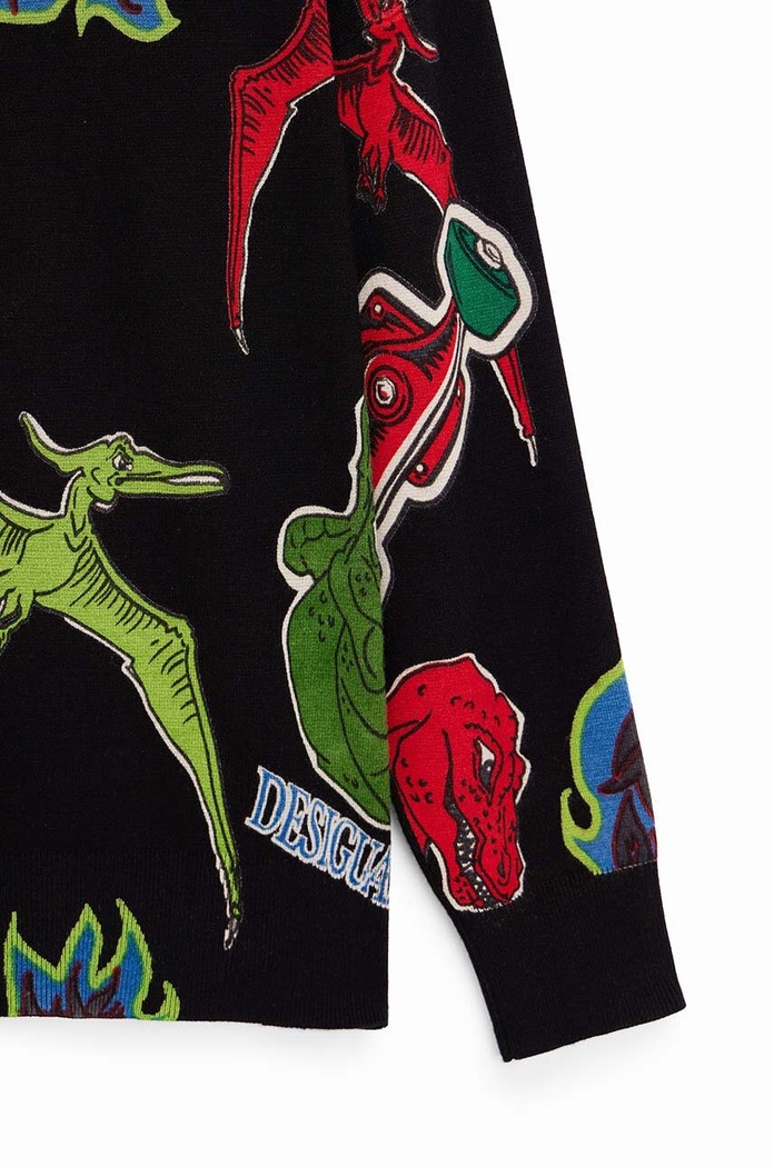 Dětská mikina Desigual Desigual černá 24WBJF01
