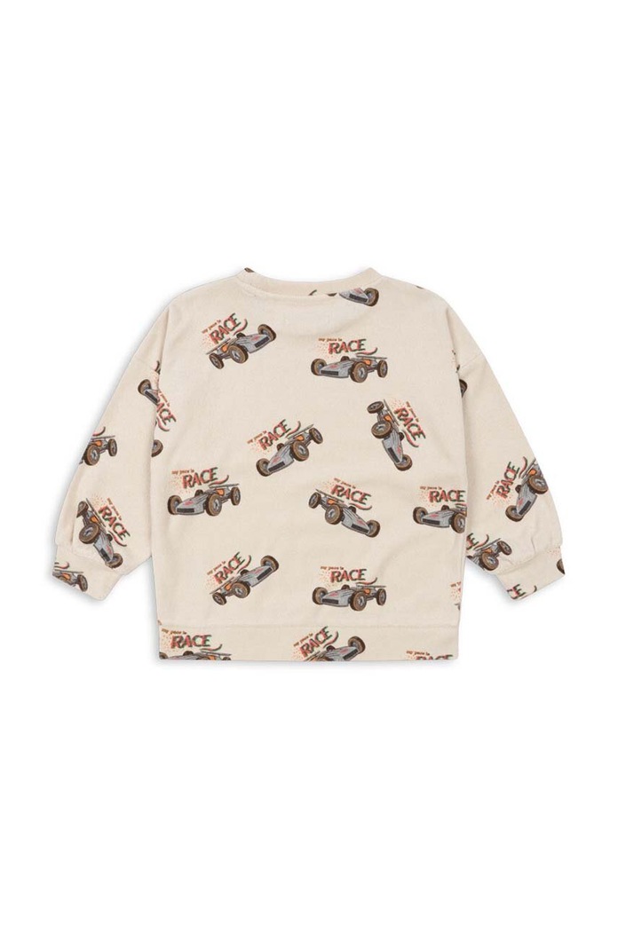 Detská mikina Konges Sløjd ITTY SWEATSHIRT GOTS KS101540 béžová AW24