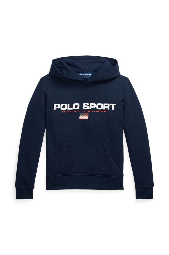 Polo Ralph Lauren bluza dziecięca z kapturem granatowy 323962111001