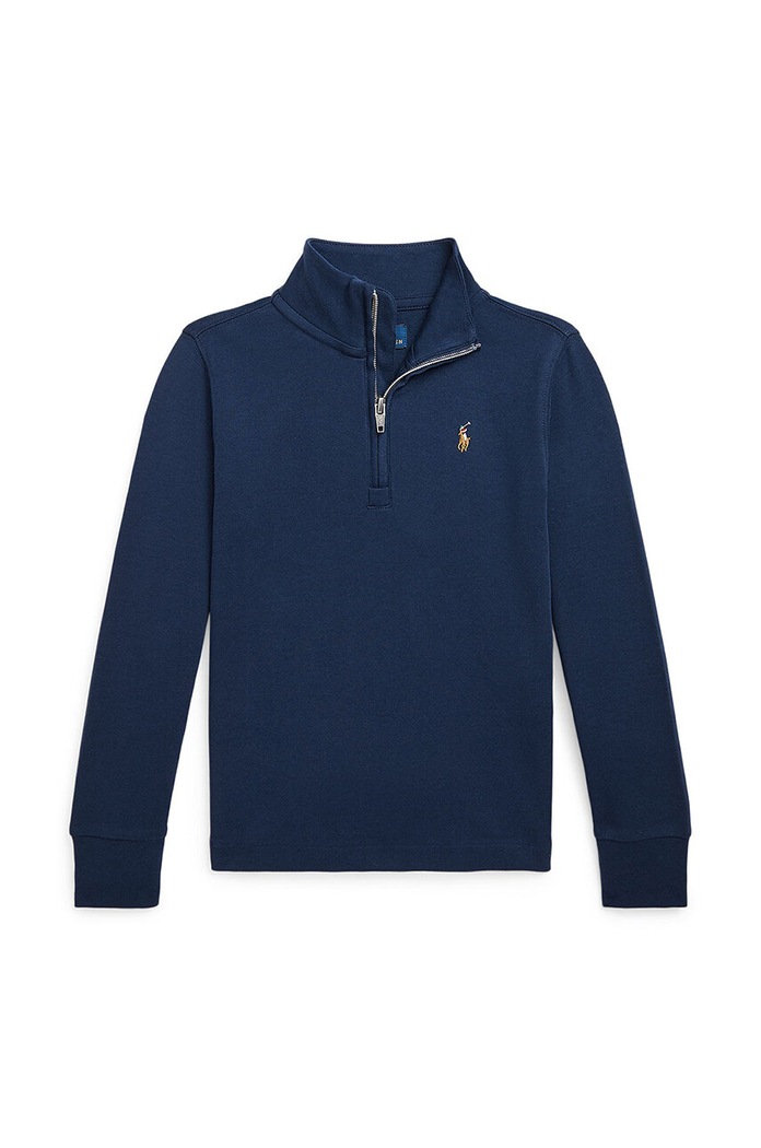 Polo Ralph Lauren Παιδική βαμβακερή μπλούζα Polo Ralph Lauren 322952436001 σκούρο μπλε AW25