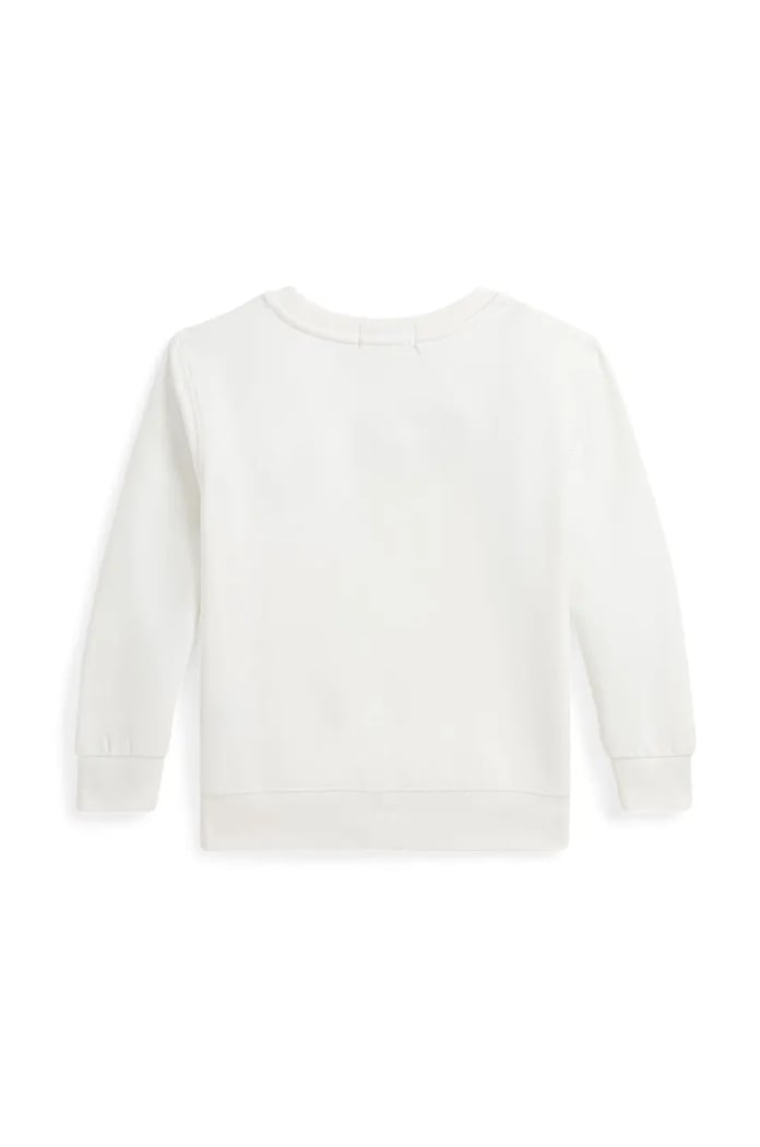 Detská mikina Polo Ralph Lauren 322960439002 biela AW24