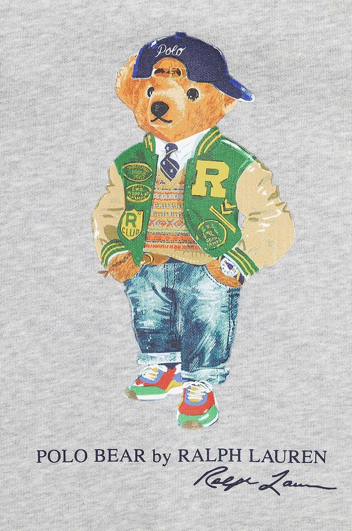 CHLAPEC Dětská mikina Polo Ralph Lauren 322960439003 šedá