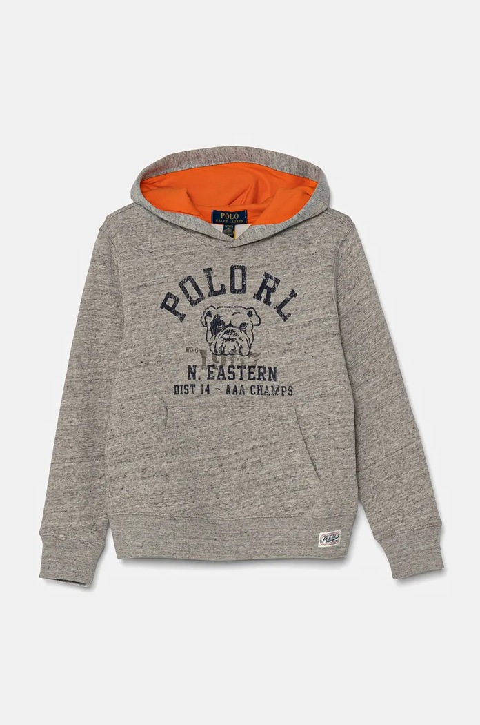 Детски суичър Polo Ralph Lauren 323952520001 сив AW24