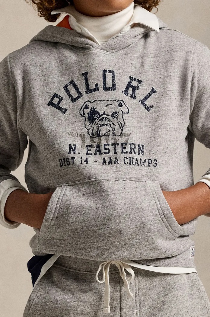 Детски суичър Polo Ralph Lauren 323952520001 сив