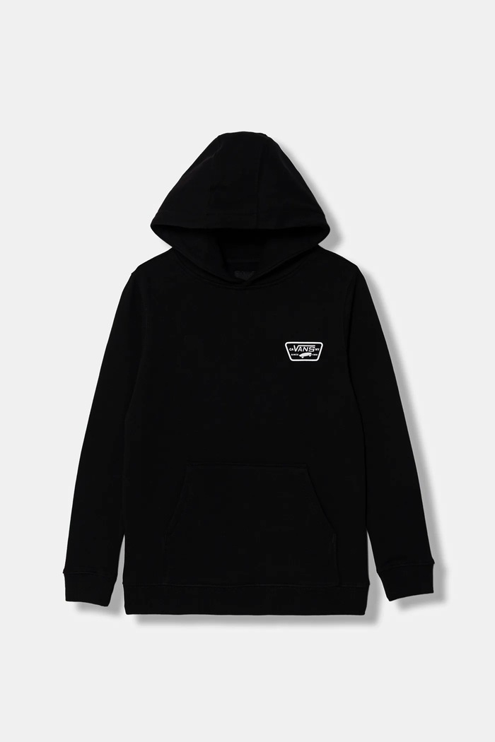 Vans bluza bawełniana dziecięca BY Full Patched II PO nadruk czarny VN000JBEBLK1