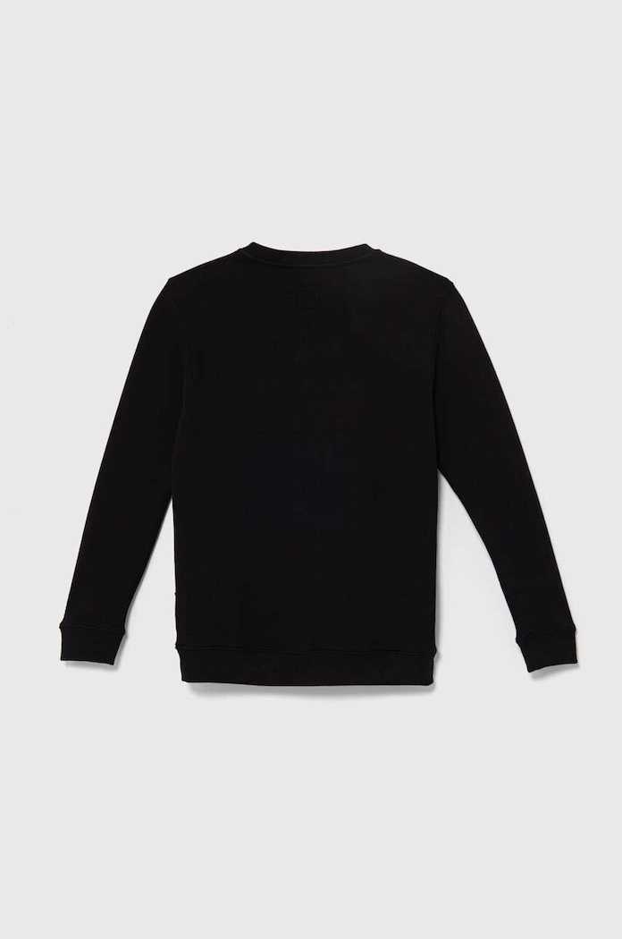 Vans bluza bawełniana dziecięca CLASSIC II CREW VN000K99BLK1 czarny AW24