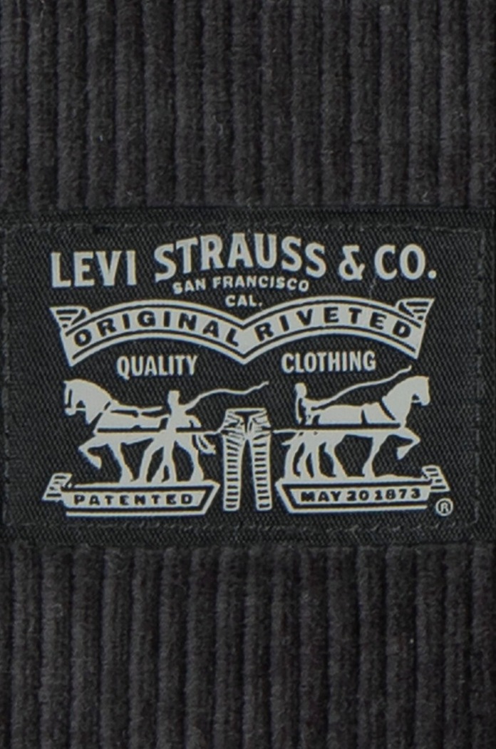 Dječaci Dječja dukserica Levi's KNIT CORDUROY HOODIE 9EL157 crna