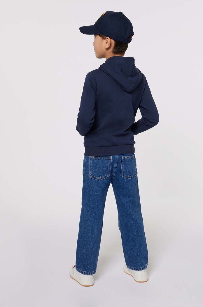 Kenzo Kids bluza bawełniana dziecięca granatowy K60767.114.150