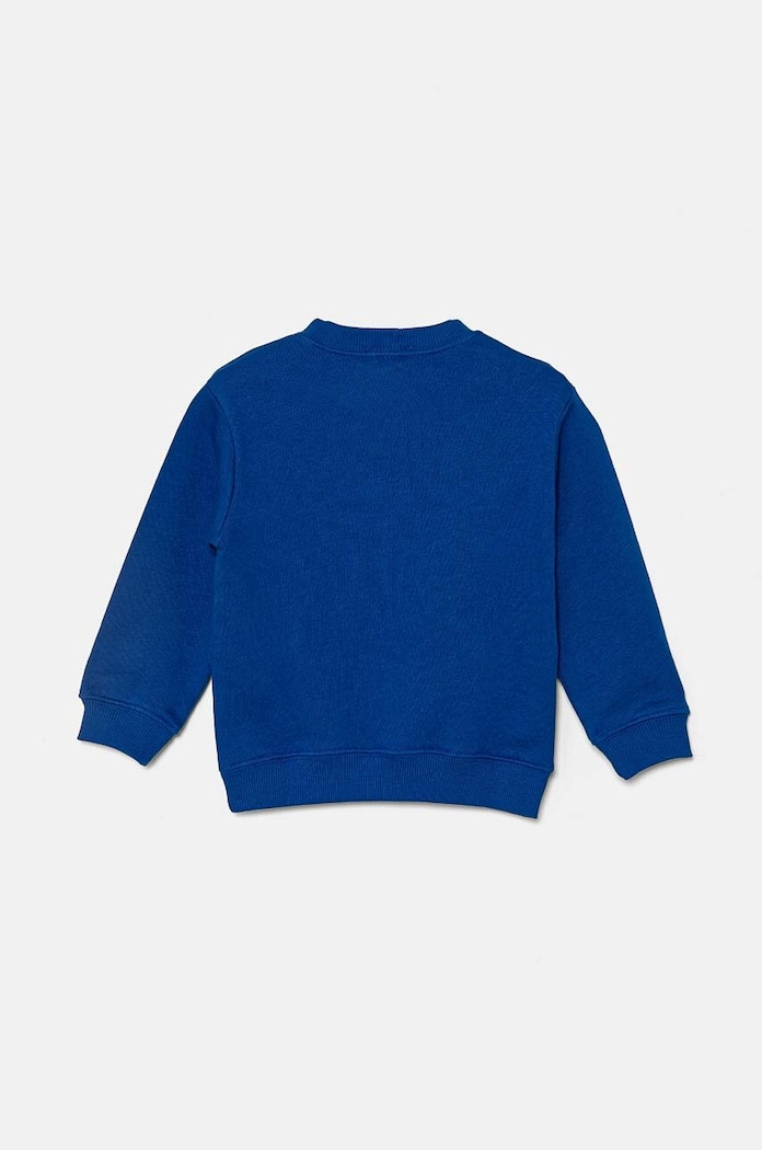 United Colors of Benetton bluza bawełniana dziecięca 3J70G10F0.P.Seasonal niebieski AW24
