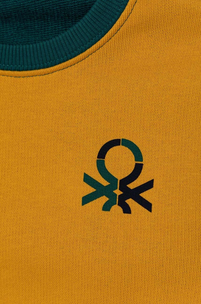 CHLAPEC Dětská bavlněná mikina United Colors of Benetton 3J70G10F0.P.Seasonal vícebarevná