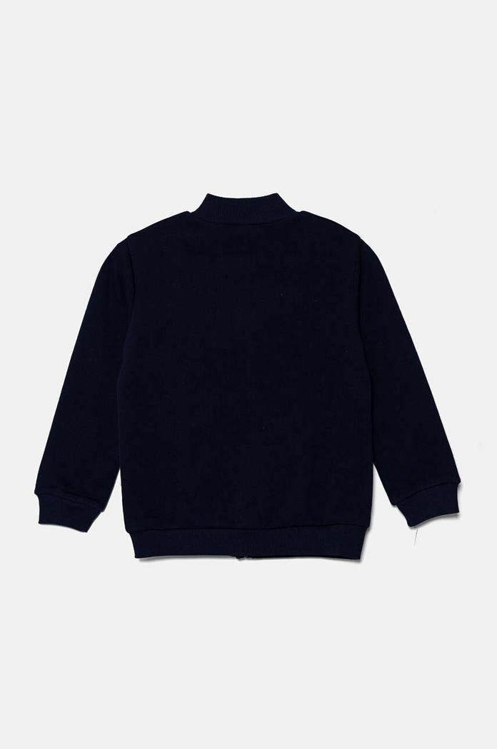 United Colors of Benetton bluza bawełniana dziecięca 3J70G5033.P.Seasonal granatowy AW24