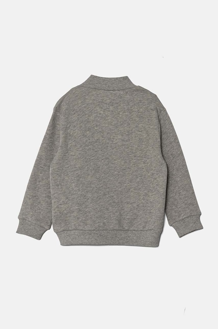 Παιδική βαμβακερή μπλούζα United Colors of Benetton 3J70G5033.P.Seasonal γκρί AW24