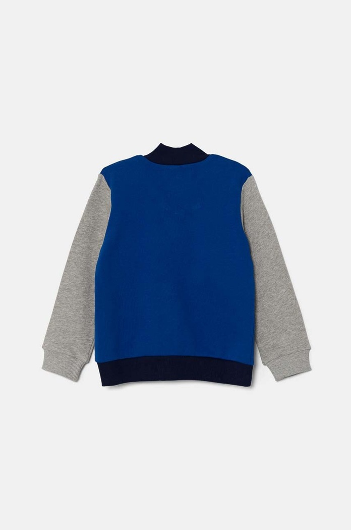 United Colors of Benetton bluza bawełniana dziecięca 3J70G5033.P.Seasonal niebieski AW24