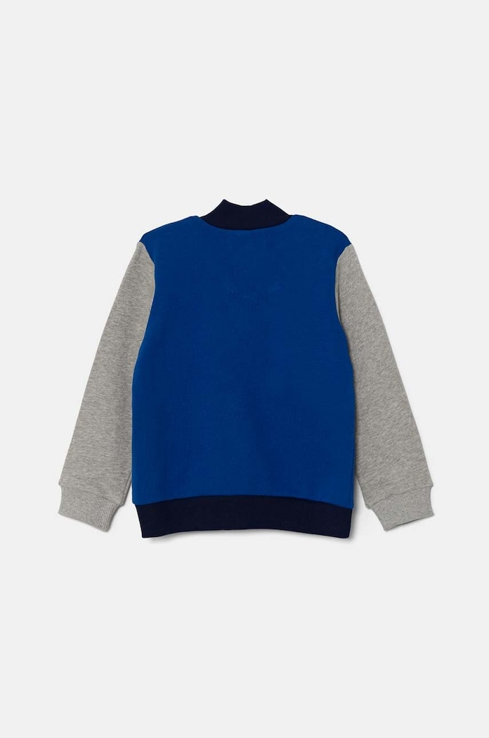 United Colors of Benetton bluza bawełniana dziecięca 3J70G5033.P.Seasonal niebieski AW24