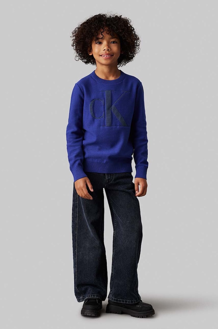 Calvin Klein Jeans sweter dziecięcy IB0IB02152.128.176.9BYH