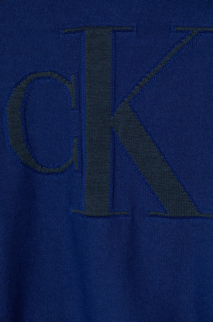Calvin Klein Jeans sweter dziecięcy granatowy IB0IB02152.128.176.9BYH