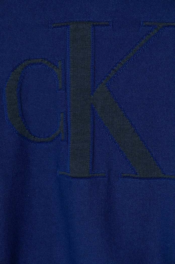 Calvin Klein Jeans sweter dziecięcy granatowy IB0IB02152.128.176.9BYH