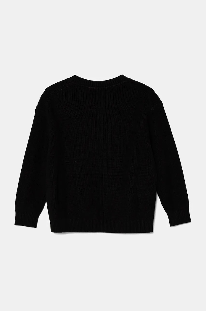 Chłopiec Calvin Klein Jeans sweter bawełniany dziecięcy IB0IB02219.104.116.9BYH czarny
