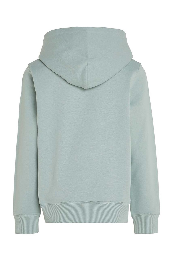 Chlapec Detská bavlnená mikina Calvin Klein Jeans IU0IU00266.128.176.9BYH zelená