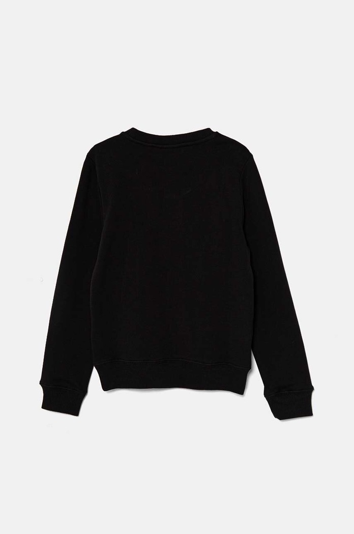 Băieți Calvin Klein Jeans hanorac de bumbac pentru copii IU0IU00675.128.176.9BYH negru