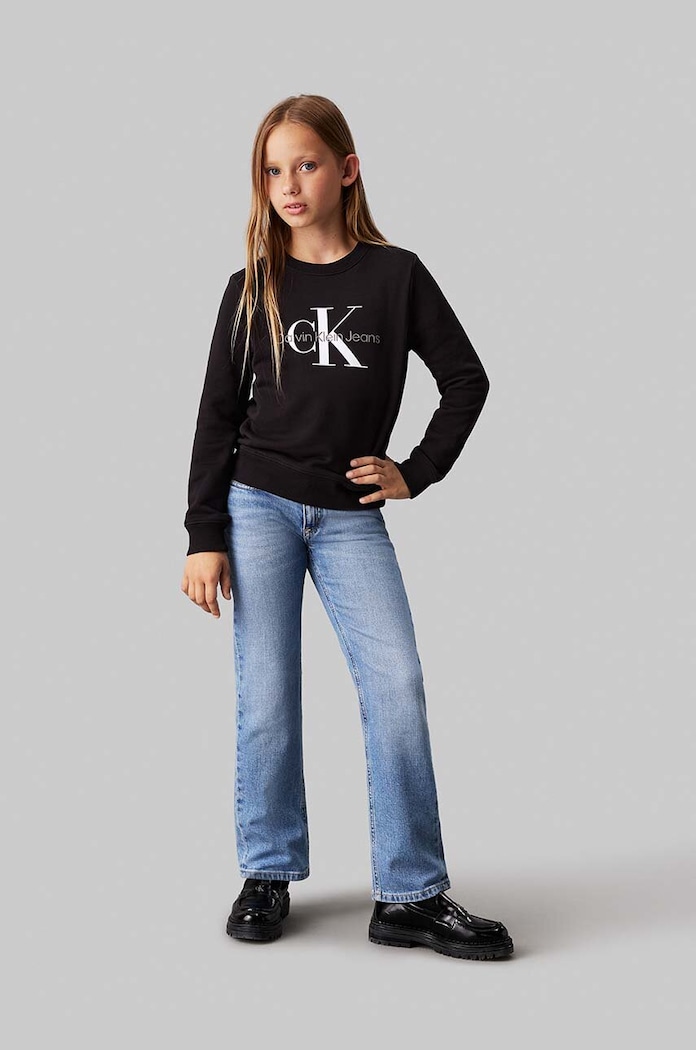 Calvin Klein Jeans hanorac de bumbac pentru copii IU0IU00675.128.176.9BYH