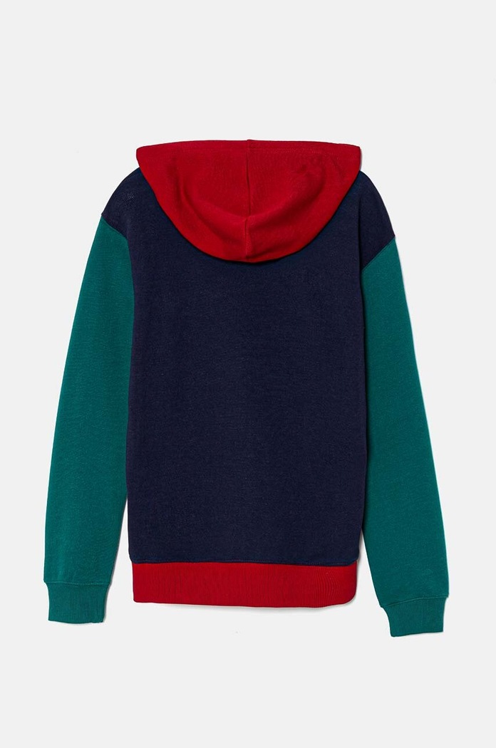 United Colors of Benetton bluza bawełniana dziecięca 3J68C203N.G.Seasonal granatowy AW24