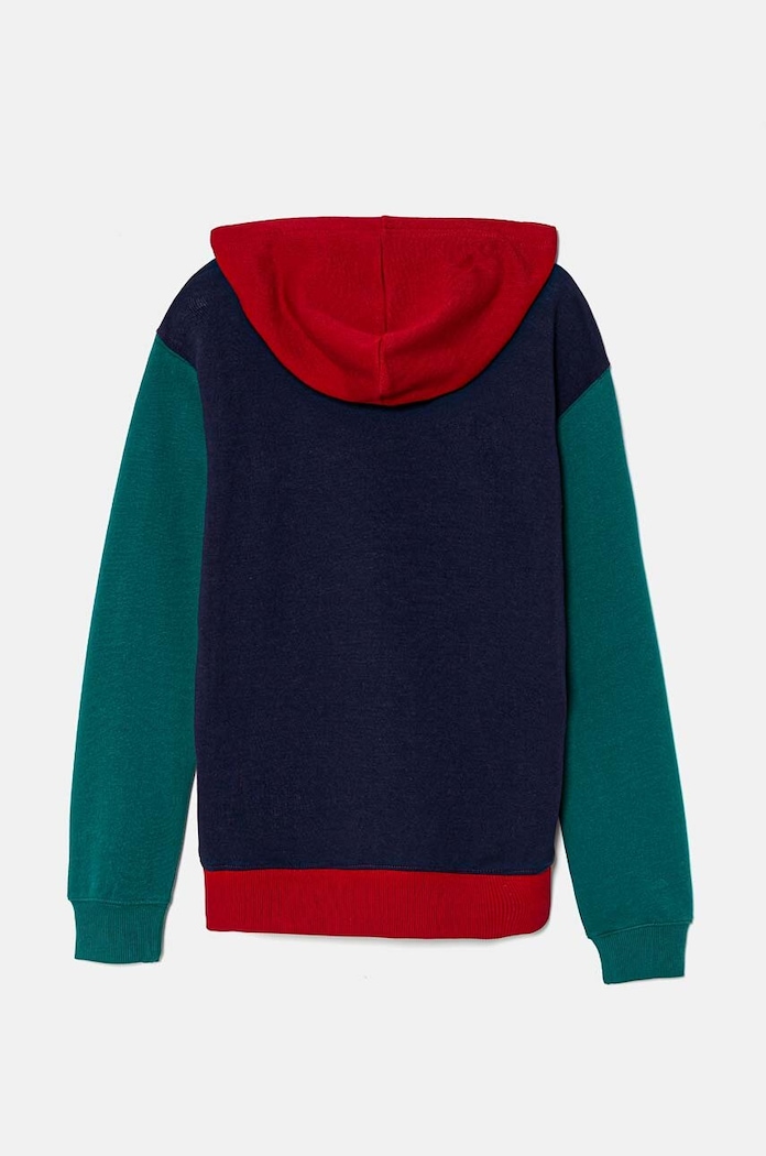 United Colors of Benetton bluza bawełniana dziecięca 3J68C203N.G.Seasonal granatowy AW24