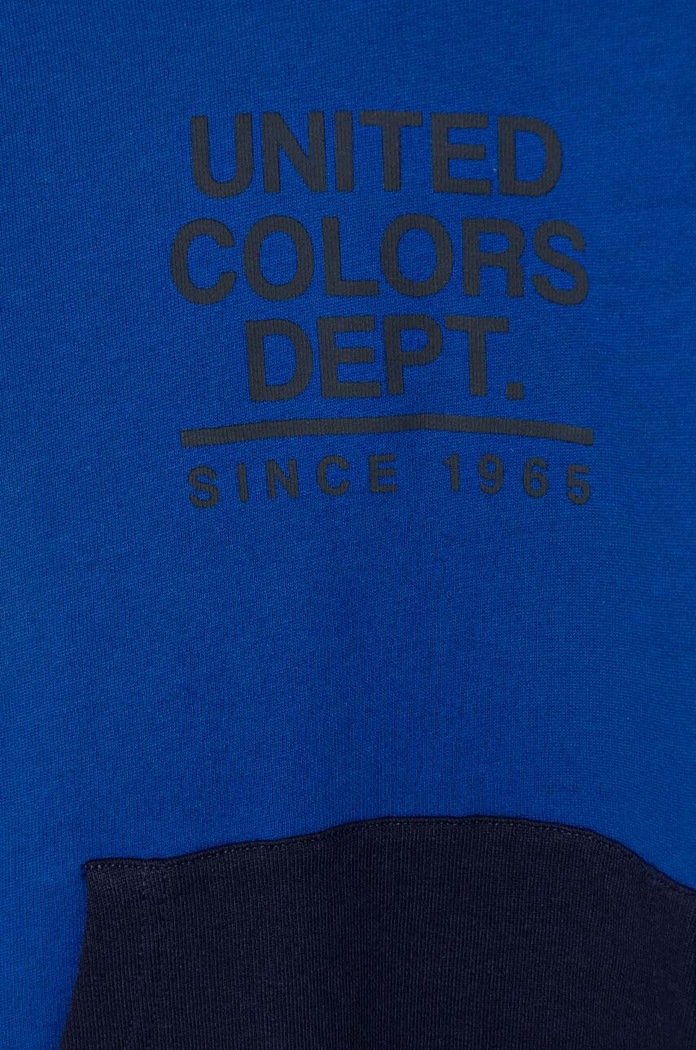 Chłopiec United Colors of Benetton bluza bawełniana dziecięca 3J68C203N.G.Seasonal niebieski