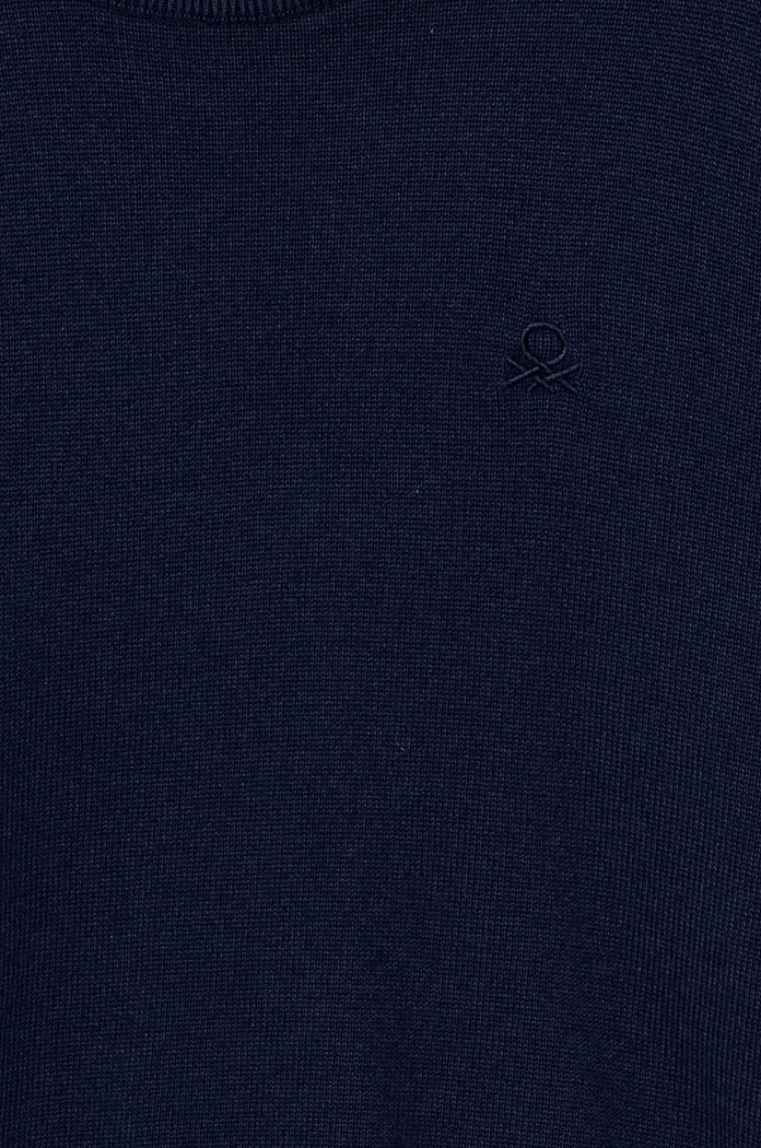 Chłopiec United Colors of Benetton sweter bawełniany dziecięcy 1294C106Y.G.Seasonal granatowy