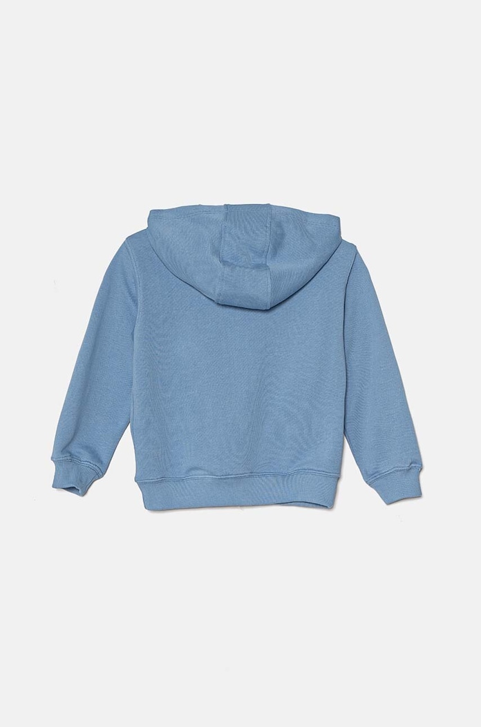 United Colors of Benetton bluza bawełniana dziecięca 3J68G5034.P.Seasonal niebieski AW24