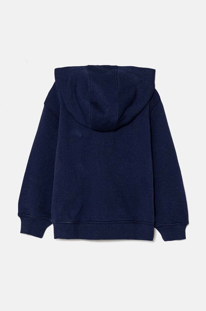 United Colors of Benetton bluza bawełniana dziecięca 3J68G5034.P.Seasonal granatowy AW24