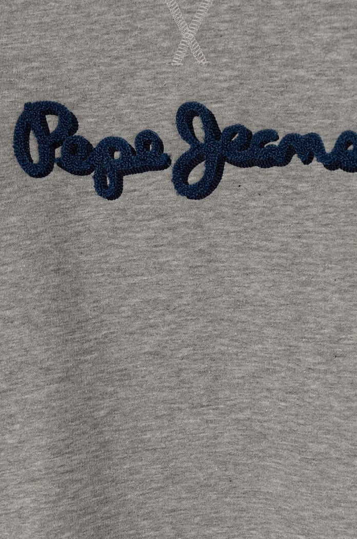 Chłopiec Pepe Jeans bluza bawełniana dziecięca NEW LAMONTY CREW PB581613 szary