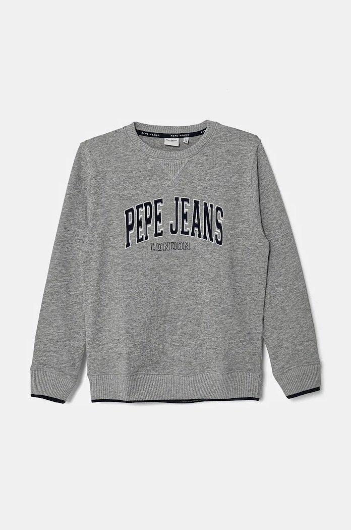Pepe Jeans bluza dziecięca BAIN CREW pozostałe szary PB581623