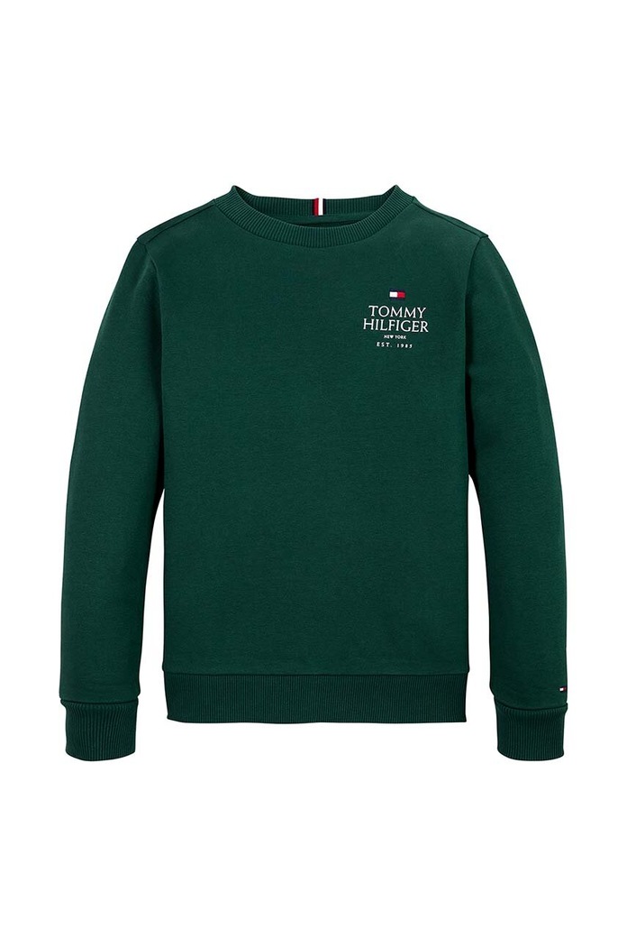 Tommy Hilfiger Bluza dziecięca KB0KB09194.9BYH.128.176 zielony AW24