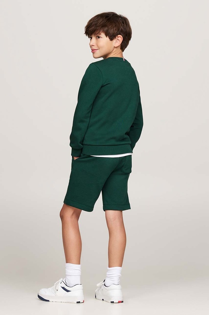 Bluza dziecięca Tommy Hilfiger zielony KB0KB09194.9BYH.128.176
