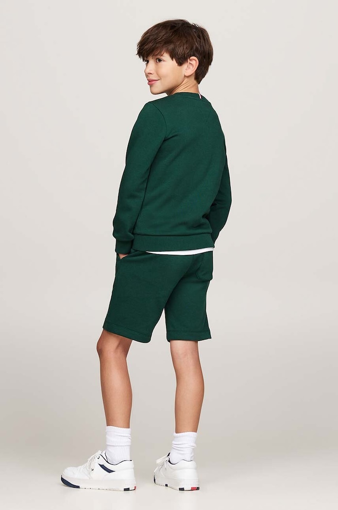 Bluza dziecięca Tommy Hilfiger zielony KB0KB09194.9BYH.128.176