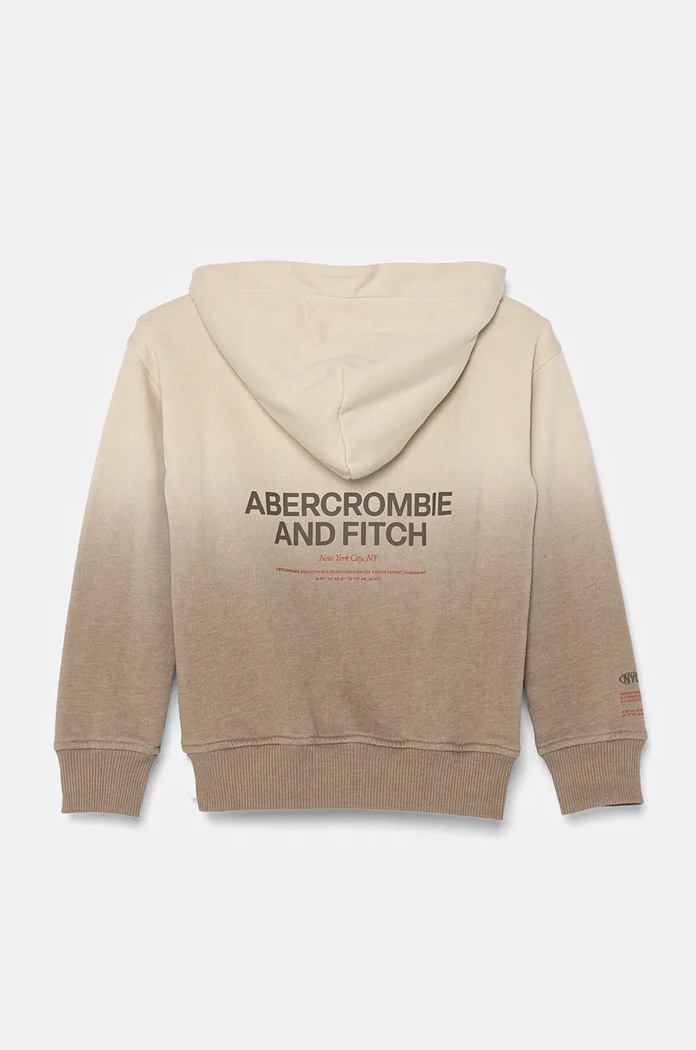 Abercrombie & Fitch bluza dziecięca KI222.4127 beżowy AW24