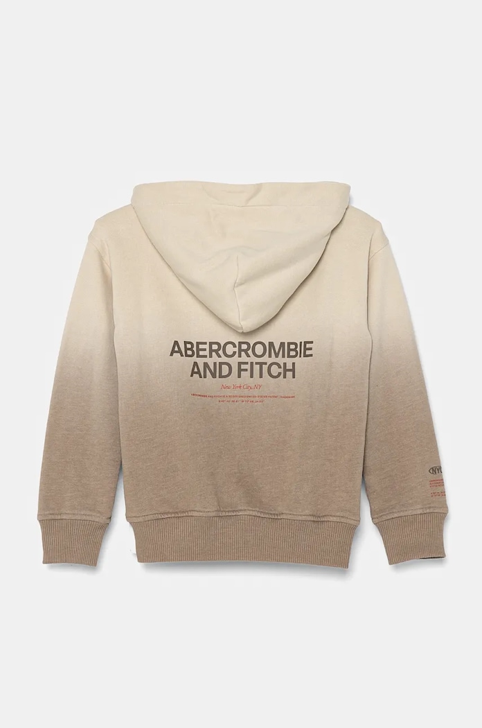 Abercrombie & Fitch bluza dziecięca KI222.4127 beżowy AW24