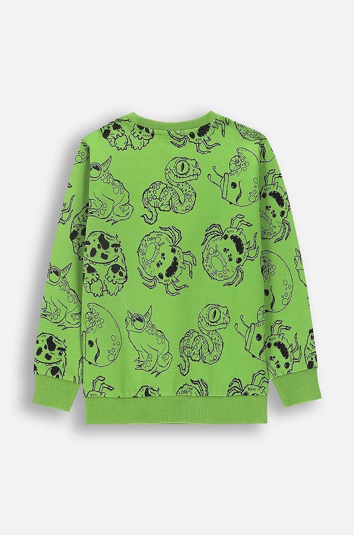 Coccodrillo bluza dziecięca ZC4132101GBK zielony AW24