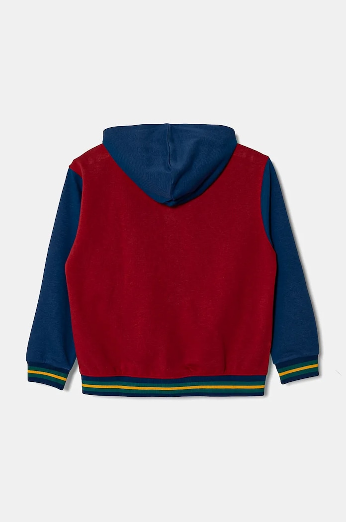 United Colors of Benetton bluza bawełniana dziecięca 32N4C503V.G.Seasonal bordowy AW24