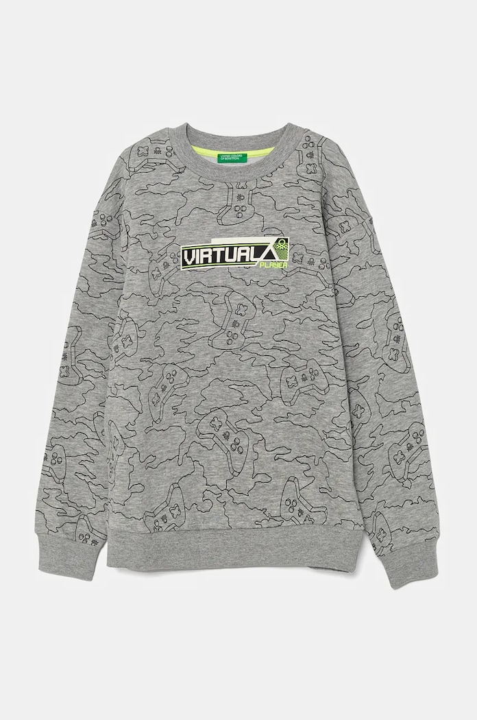 United Colors of Benetton bluza dziecięca pozostałe szary 3GHMC10M5.G.Seasonal