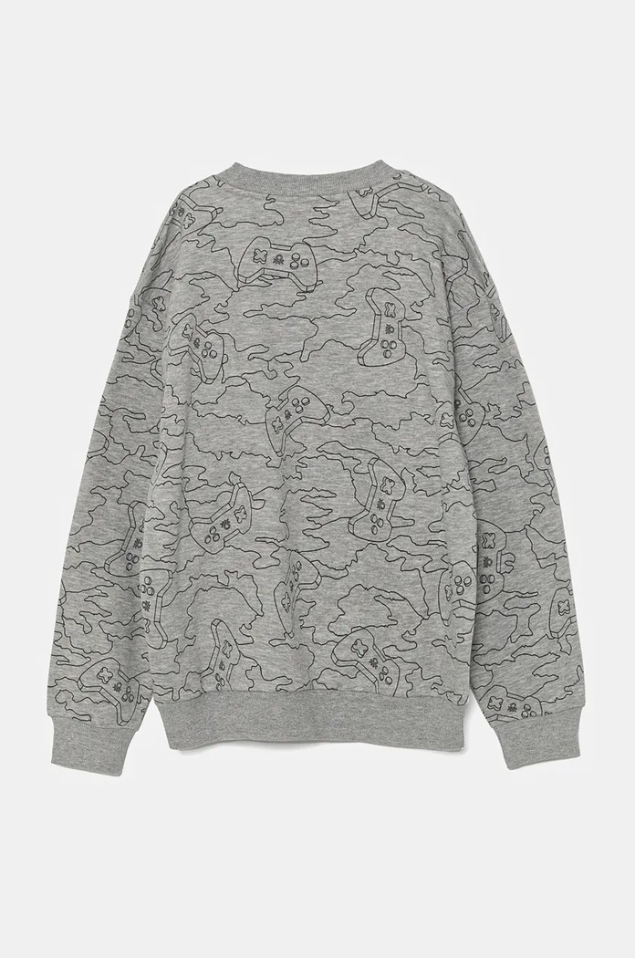 United Colors of Benetton bluza dziecięca 3GHMC10M5.G.Seasonal szary AW24