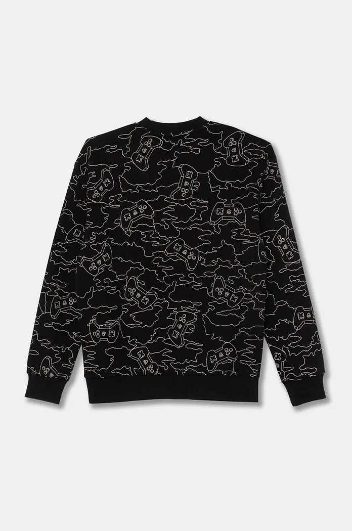 United Colors of Benetton Bluza dziecięca 3GHMC10M5.G.Seasonal czarny AW24