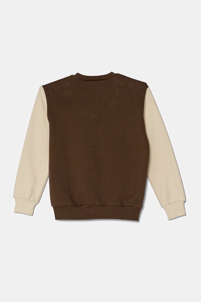 Detská mikina United Colors of Benetton 3EB5C10KS.G.Seasonal oranžová AW24