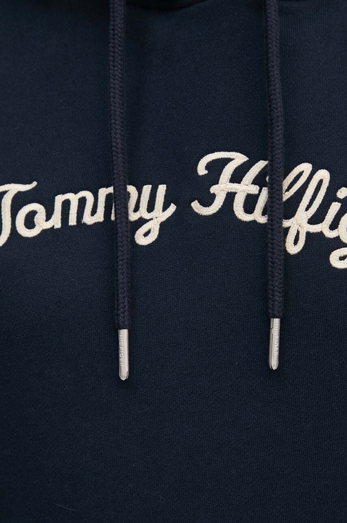 Tommy Hilfiger bluza bawełniana WW0WW42612 granatowy