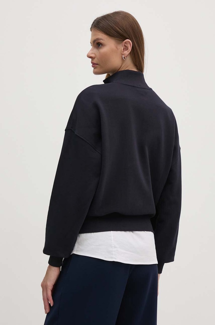 Oblečení Bavlněná mikina Tommy Hilfiger WW0WW43337 námořnická modř
