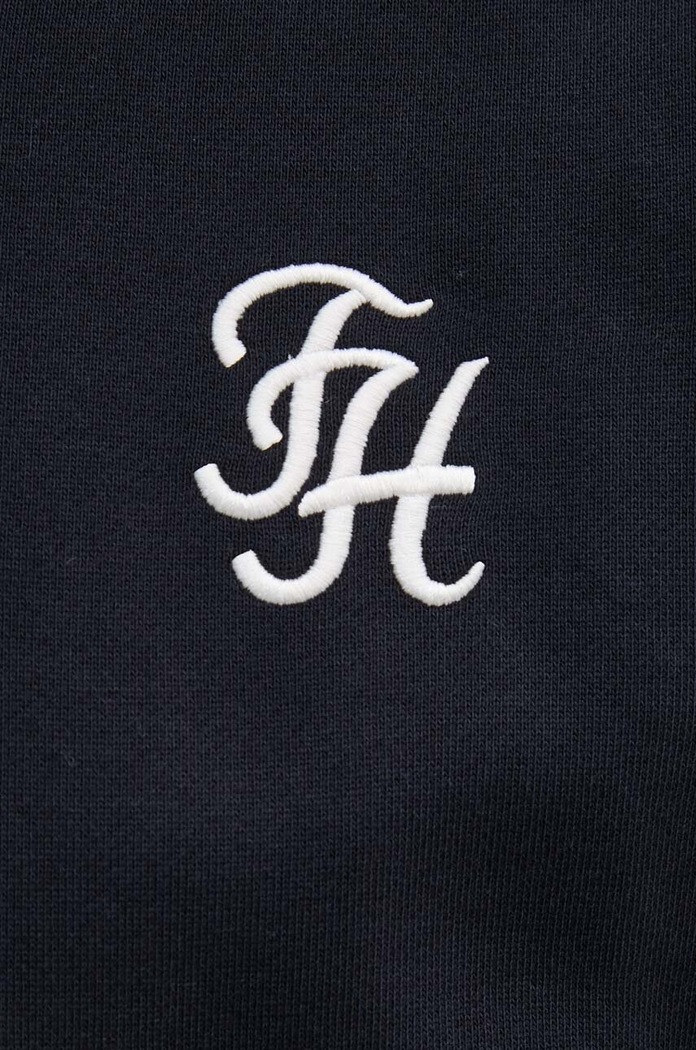 Bavlněná mikina Tommy Hilfiger WW0WW43337 námořnická modř