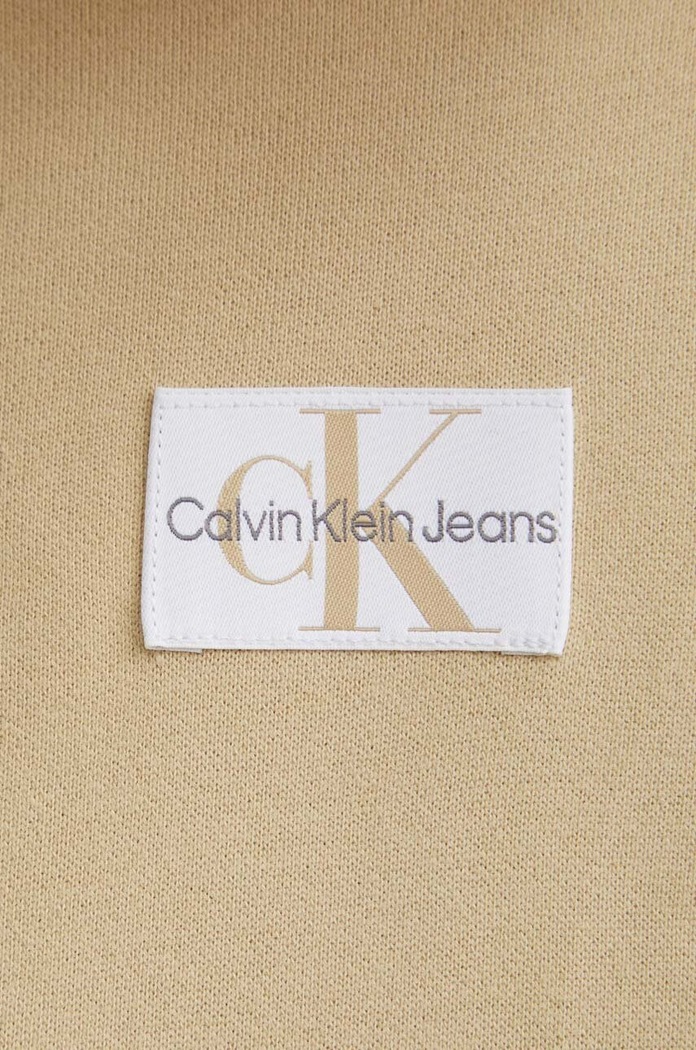 Calvin Klein Jeans bluza bawełniana J20J224063 beżowy