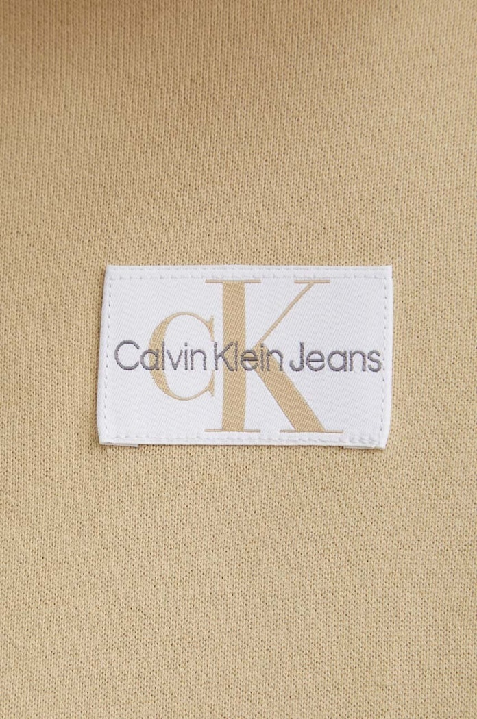 Calvin Klein Jeans bluza bawełniana J20J224063 beżowy